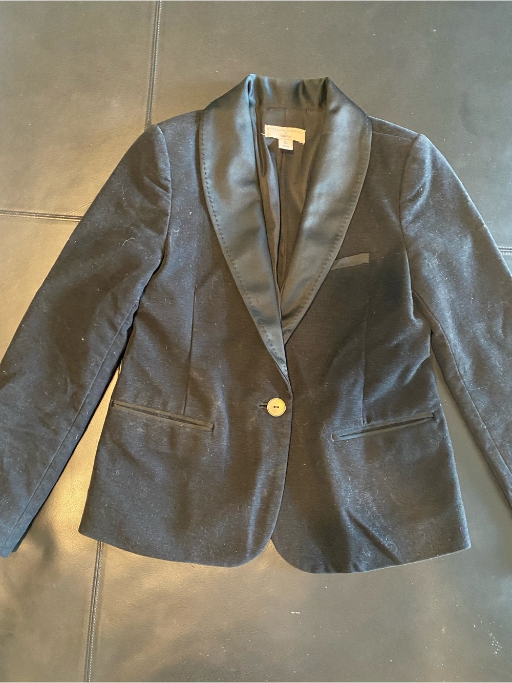 Stella McCartney for Gap classic tuxedo jacket with Satin Lapel, girls XL (12)